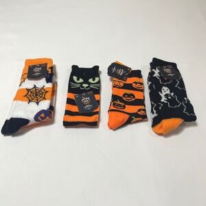 Hyde and Eek! Boutique‎ Halloween Socks 4-Pack Bundle Spooky Holiday